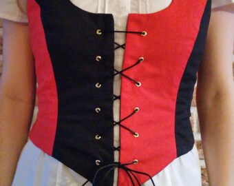 Harley Quinn Cosplay Bustier Top