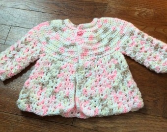 Baby Sweater, Baby Girls Jacket, Infant Sweater, 0 to 3 month, Flower ...