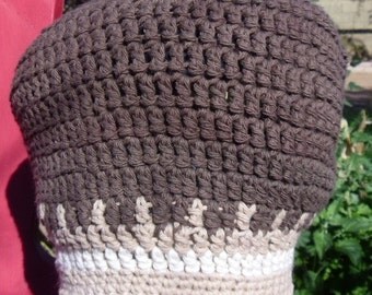 Tam for Dreadlocks- Brown Please see size chart in Item Details before ordering