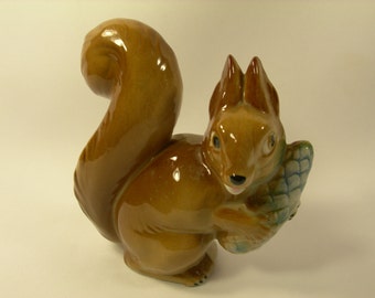 5" Vintage Porcelain Figurines "Squirrel" USSR Made