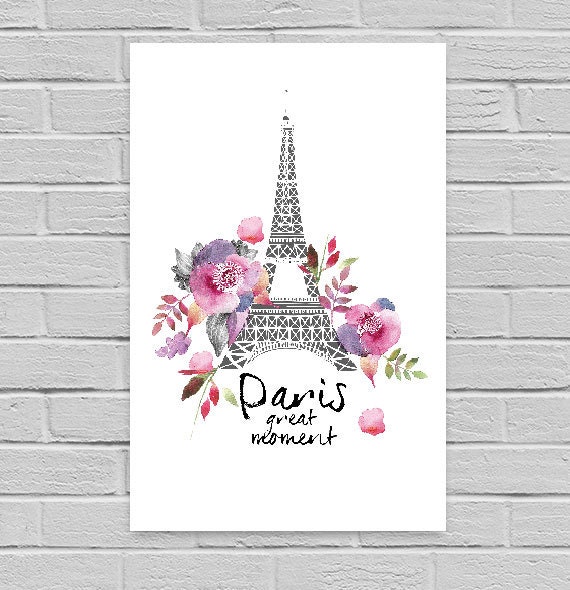 Paris Print Paris art print printable wall art. by SetiPosters