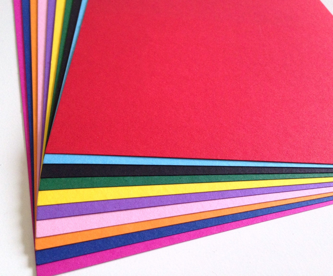 Heavy weight colored paper scrapbooking paper 10 color set