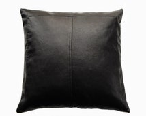Popular items for leather throw pillow on Etsy
