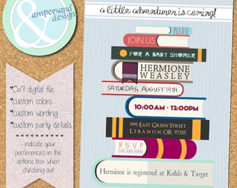A Little Adventurer Baby Shower Invitation