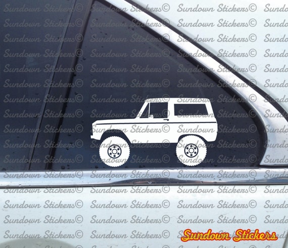 Ford bronco outline #2