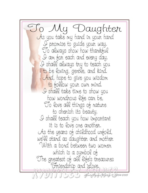 Wall Art Mother's Promise to Her Newborn Child by KydittlezPrints