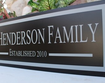 Last name sign family establish-housewarming gift-personalized family name sign-family established wood sign-anniversary gift-custom family