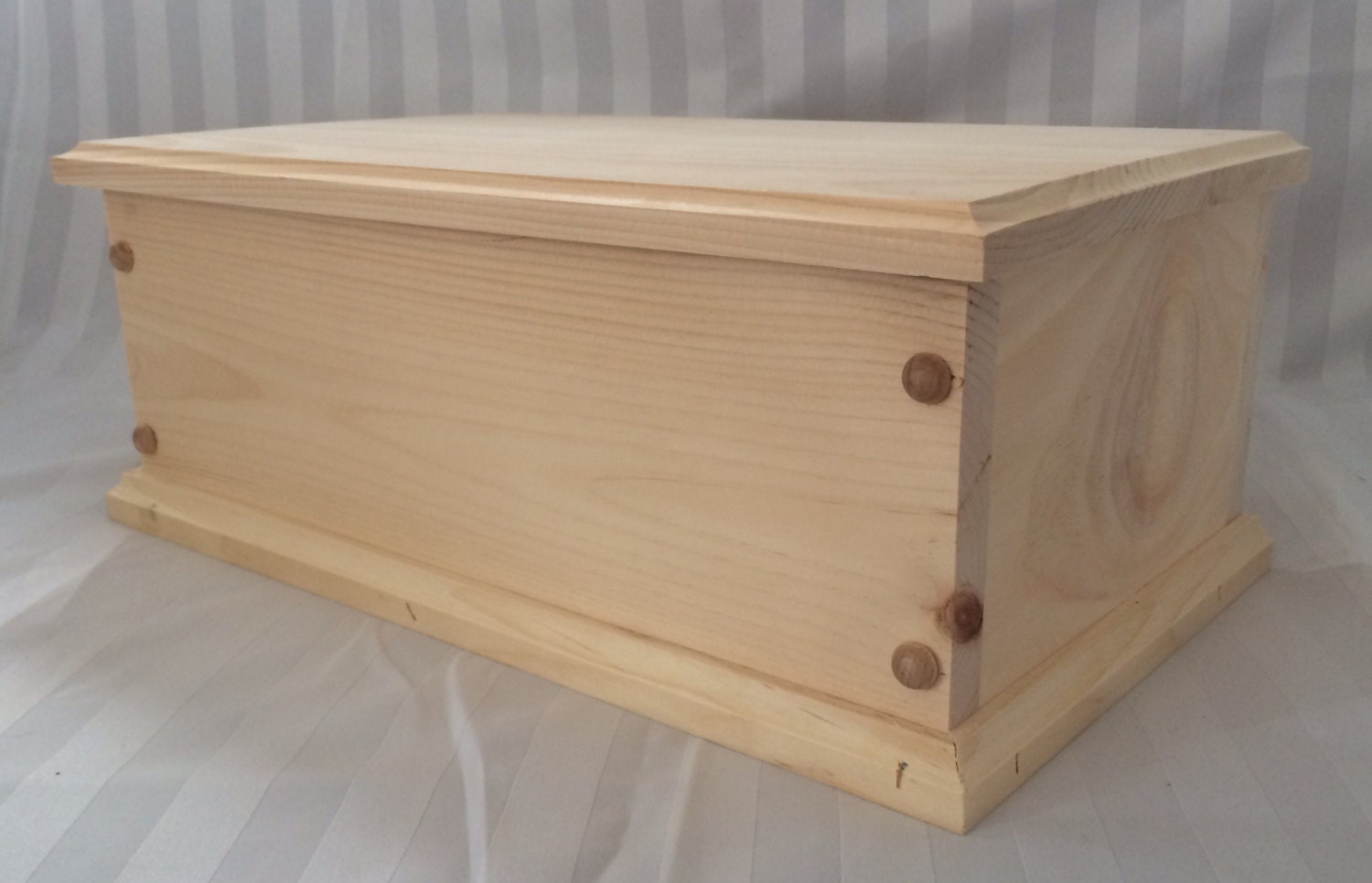 Handmade Wooden Keepsake Box Wooden Storage Box by BarristerCreek