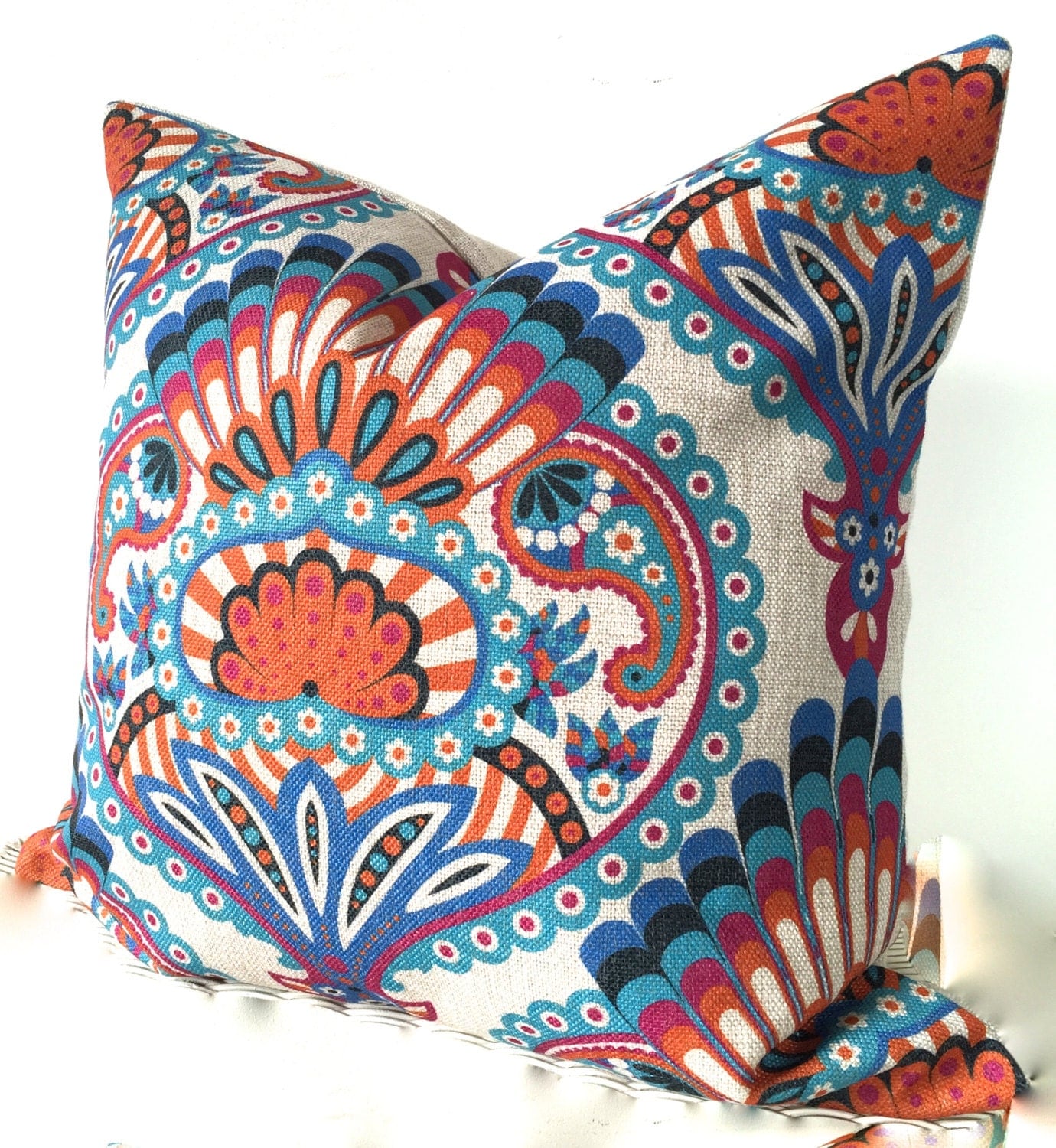 45x45cm Bohemian cushion cover hippie pillow cover in blue and