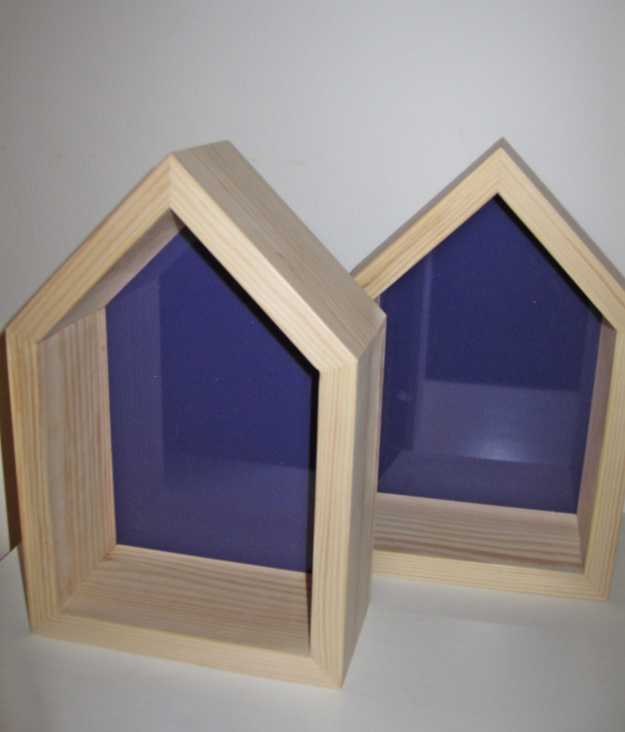House shaped shelf shadow box by Myidealhome on Etsy