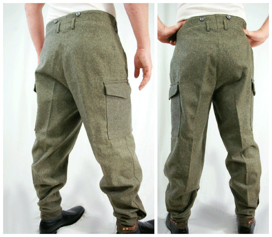 wool army pants