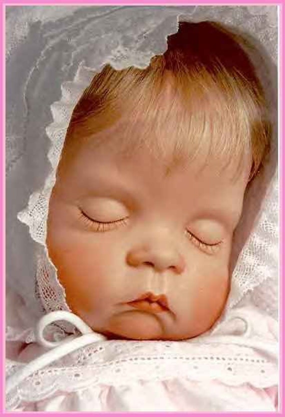 Sugar Britches 21 Inch Porcelain Baby Doll Head Face Mold By
