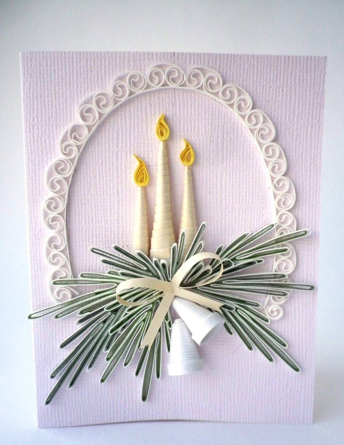 quilling greeting card christmas quilling card new year