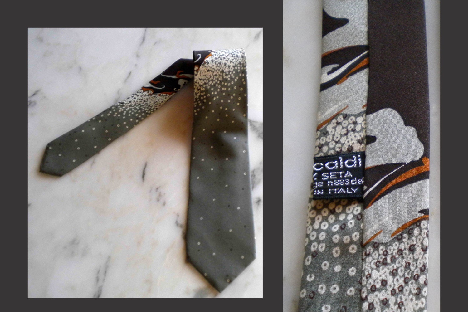 Vitaliano Pancaldi vintage tie. Made in Italy in the 70’s. Rare ...