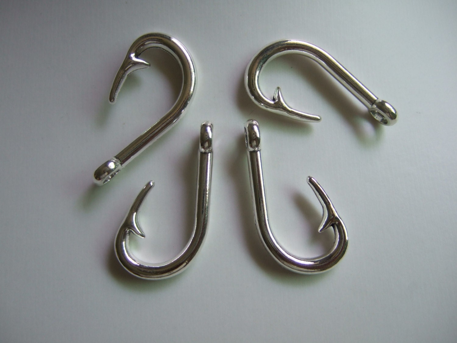 10pcs Antique Silver Fish Hook Hook Fish Hook Pendant use