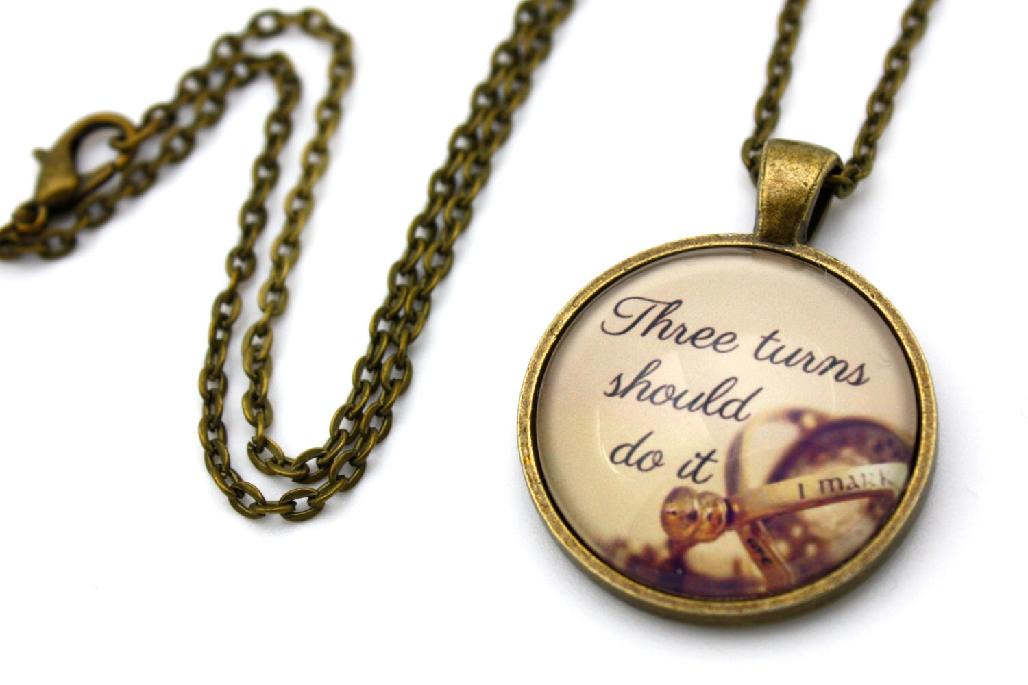 Time Turner Necklace Hermione Granger Three by TheDreamingRabbit