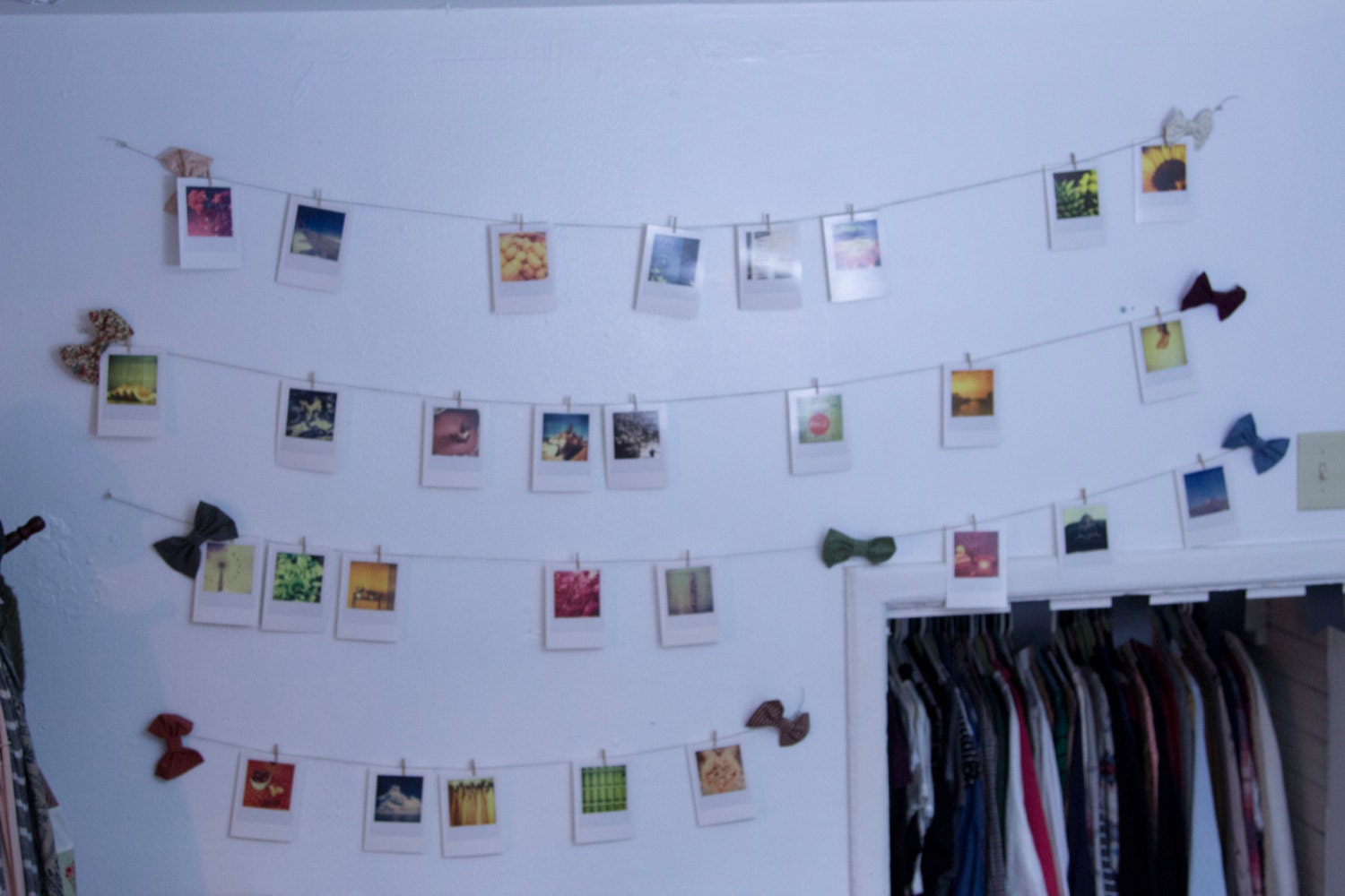 Large Polaroid Photo Hanger by pigmentandpalette on Etsy