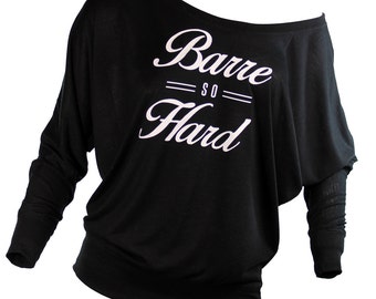 barre. barre shirt. barre so hard. plus size workout clothes. missFITTE. barre clothing. barre tops. womens tops t-shirts. fitness clothing