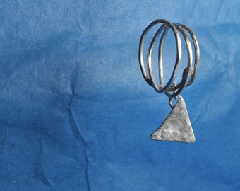 Handmade wire ring & circle triangle square triangle circles circles custom tailor