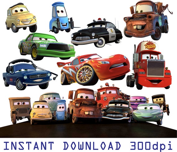 free disney pixar cars clipart - photo #28