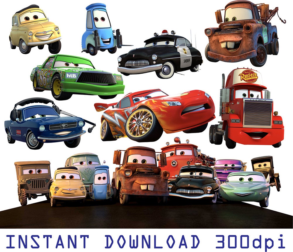 free disney pixar cars clipart - photo #18