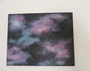 Galaxy Painting, Acrylic Painting, Outer Space, Universe