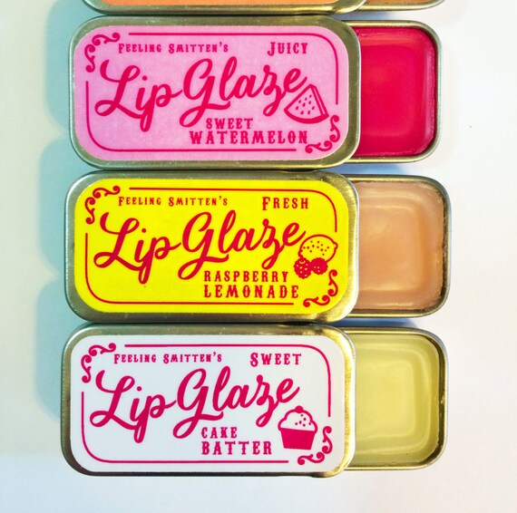 Items similar to Lip Glaze Lip Balm Six Pack By Feeling Smitten in