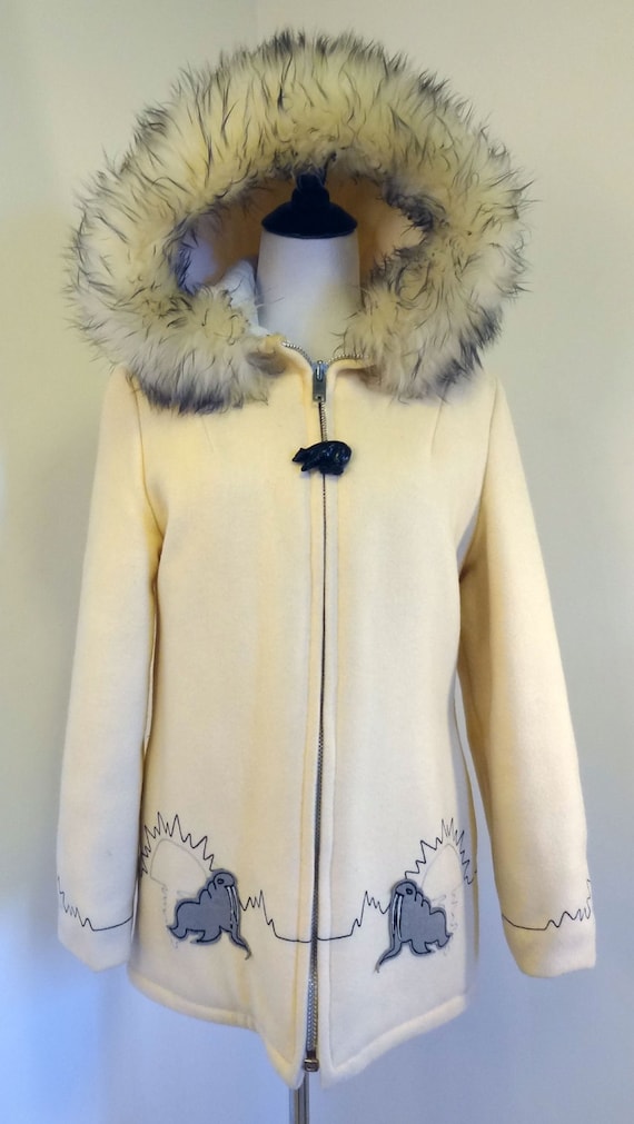 Northern Sun Vintage Eskimo Parka made in Canada Walrus