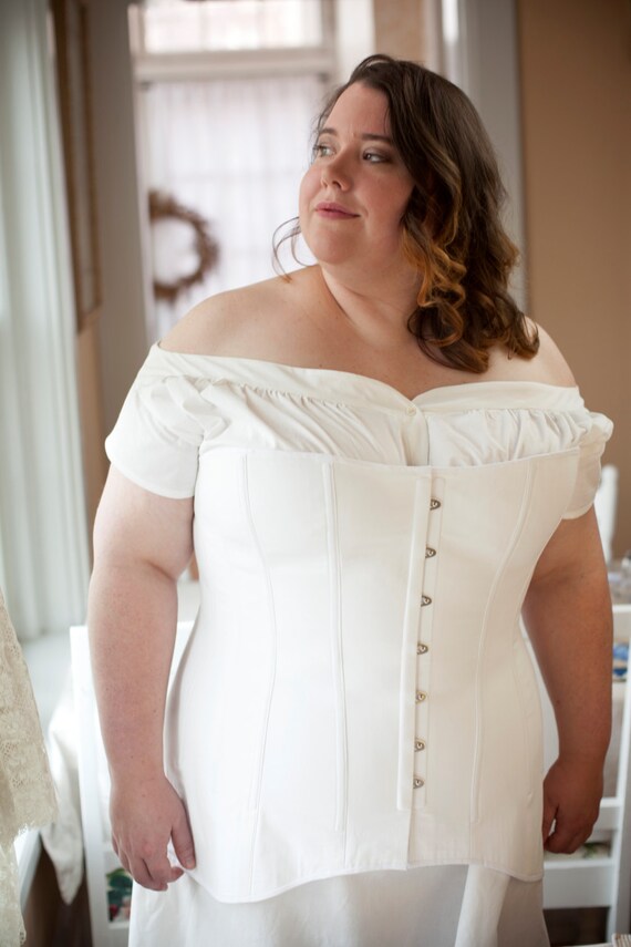 Edwardian Corset in Plus Sizes for Living History by Redthreaded