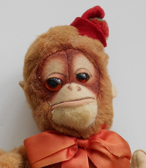 old stuffed monkey