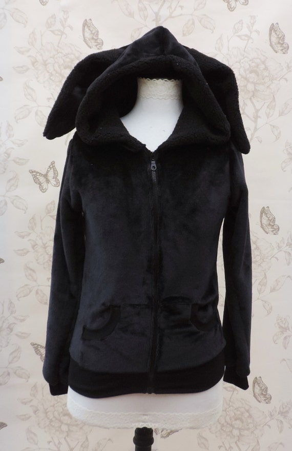 bunny jacket with ears and tail