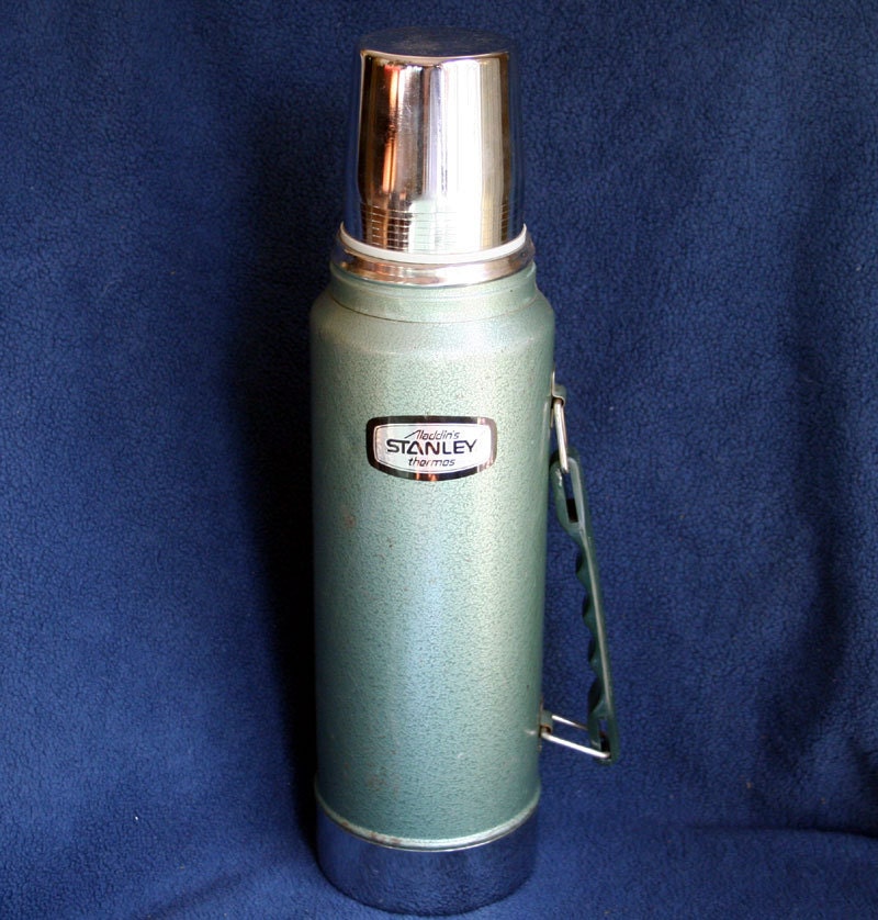 Vintage Aladdin Stanley Thermos A944CH Quart Stainless Steel