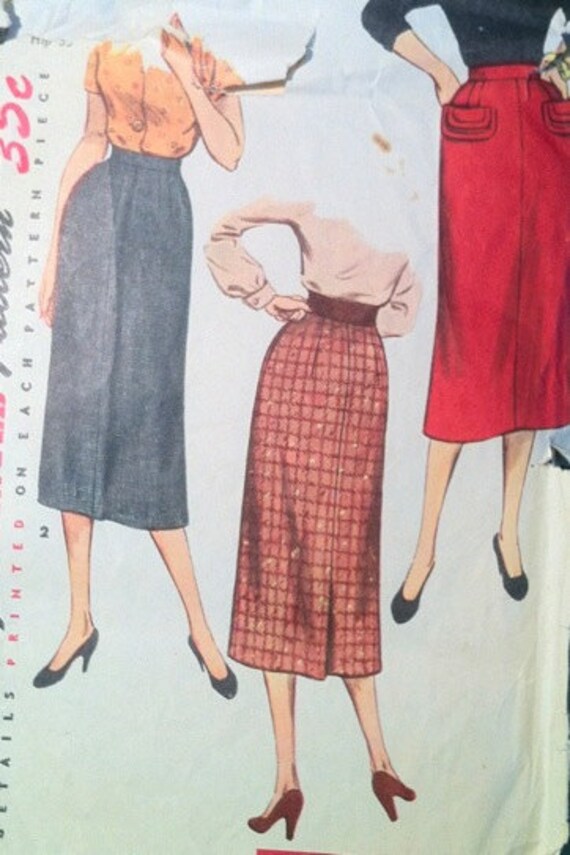 1950's pencil skirt