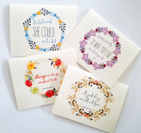 Greeting Cards Note Cards Stationery Card Set Personalized