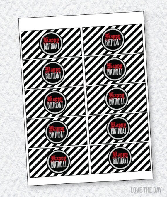 Pirate Party PRINTABLE Napkin Wraps (INSTANT DOWNLOAD) by Love The Day Il_570xn