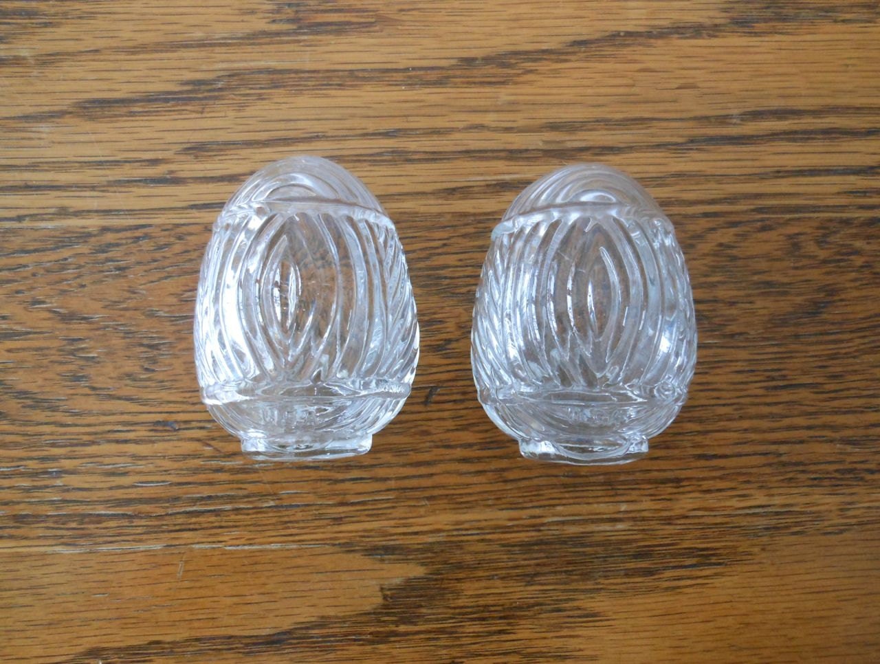 Vintage Glass Bird Cage Feeders Set Of Two By 2cool2toss On Etsy