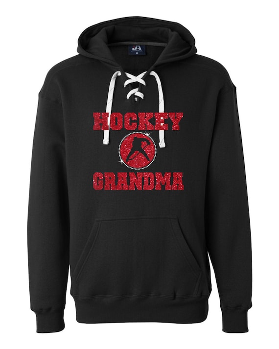 Hockey grandma hoodie Clearance