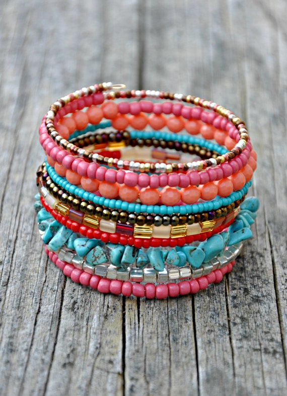 Multi Layer Western Boho Wrap Bracelet