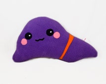 liver plush pillow