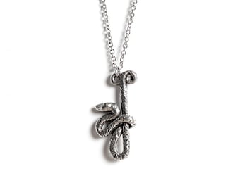 Snake Necklace, Snake Totem, Scorpio, le animalé, October / November Birthday