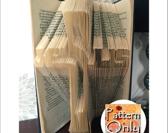 Jesus Cross Folded Book Art Pattern