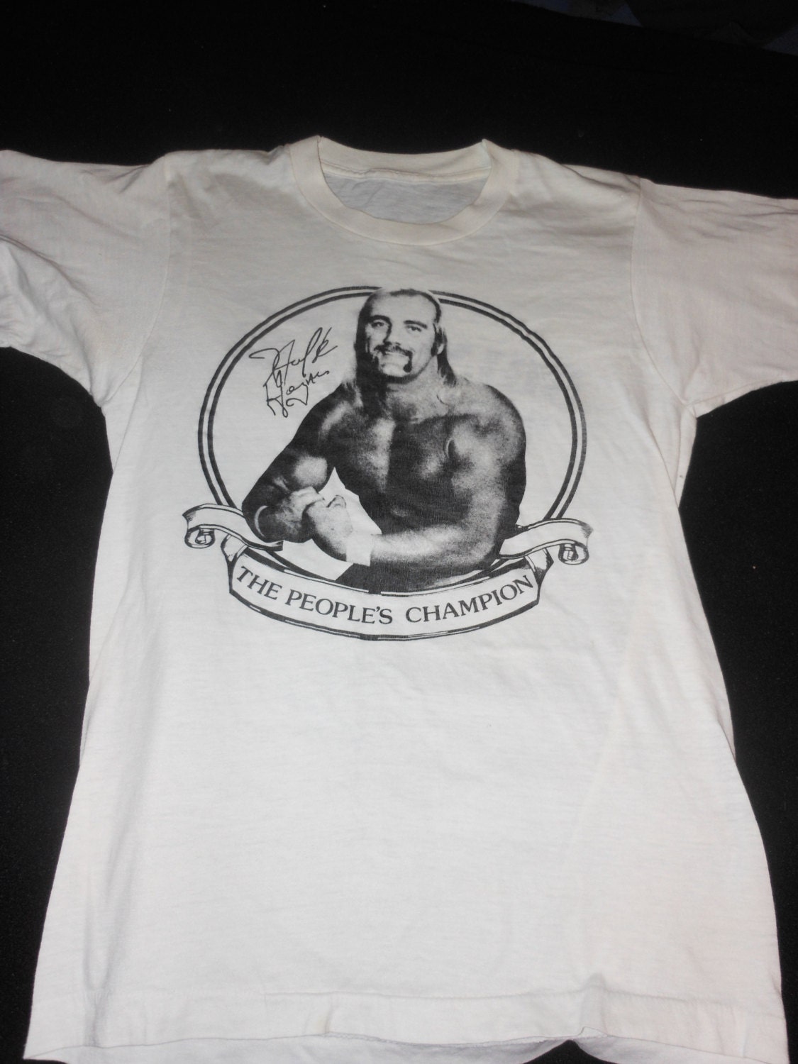 1st ever Hulk Hogan t shirt ultra rare by AllNightGarageSale