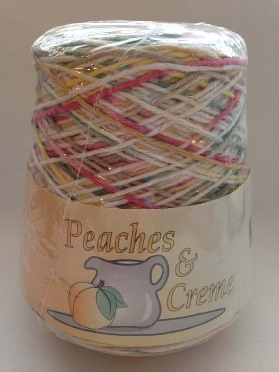 Peaches & Creme Large Cone Cotton Yarn Peppercorn