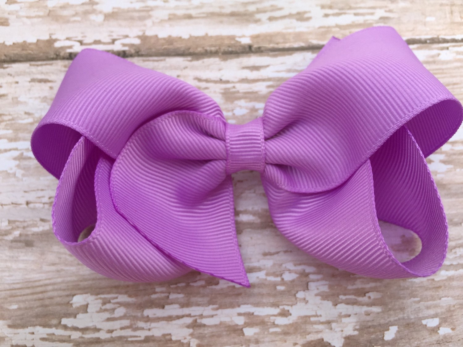 4 inch lavender hair bow light purple bow boutique bow