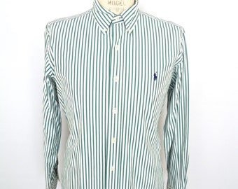 shirt ralph stripe striped lauren down utton