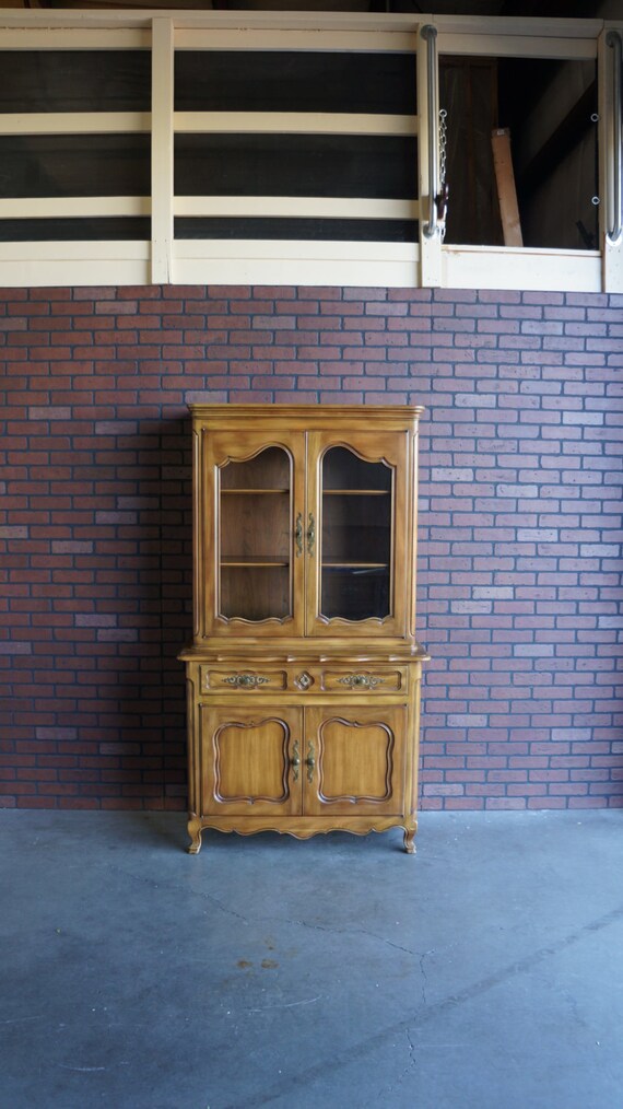 French Hutch / Country French China Cabinet / French