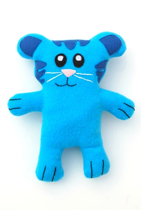 blue tigey plush