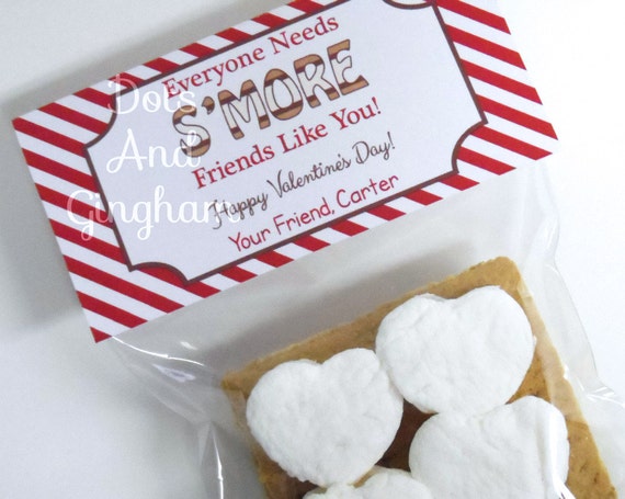 Valentine Treat Bag Topper-Valentine Smore Treat Bag ... Valentine Treat Bag Topper-Valentine Smore Treat Bag ...