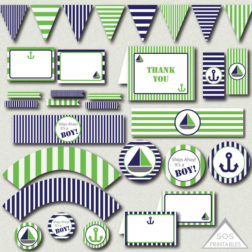 It is a picture of Declarative Nautical Baby Shower Printables This is a photo of Declarative Nautical Baby Shower Printables