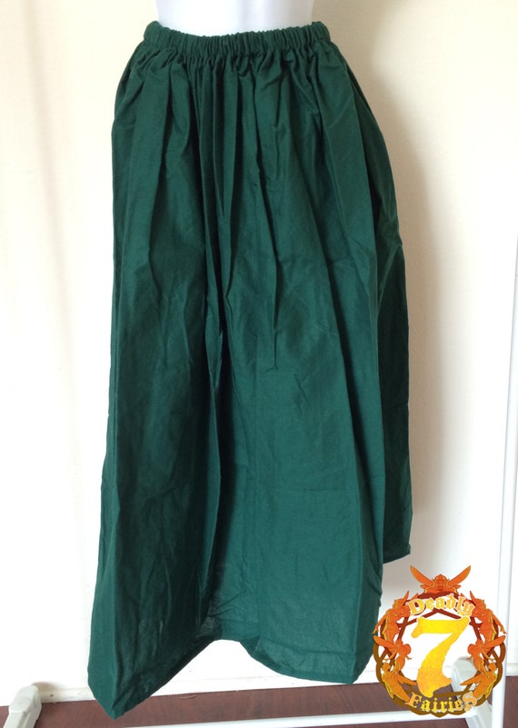 Green Peasant Skirt 13